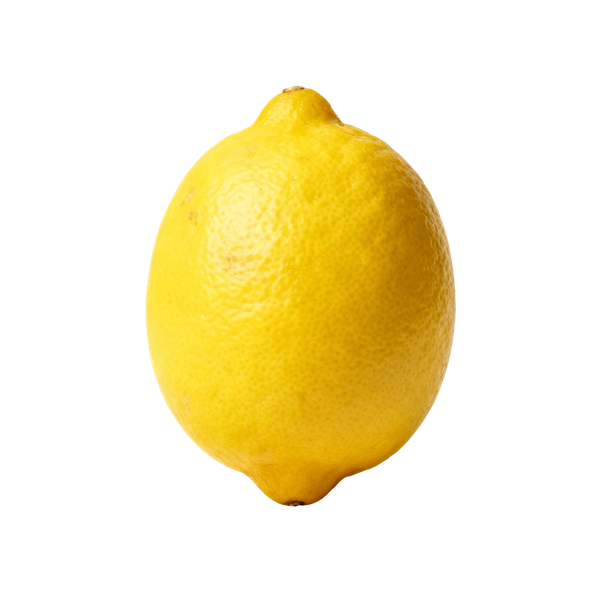 Lemon (without peel, raw)