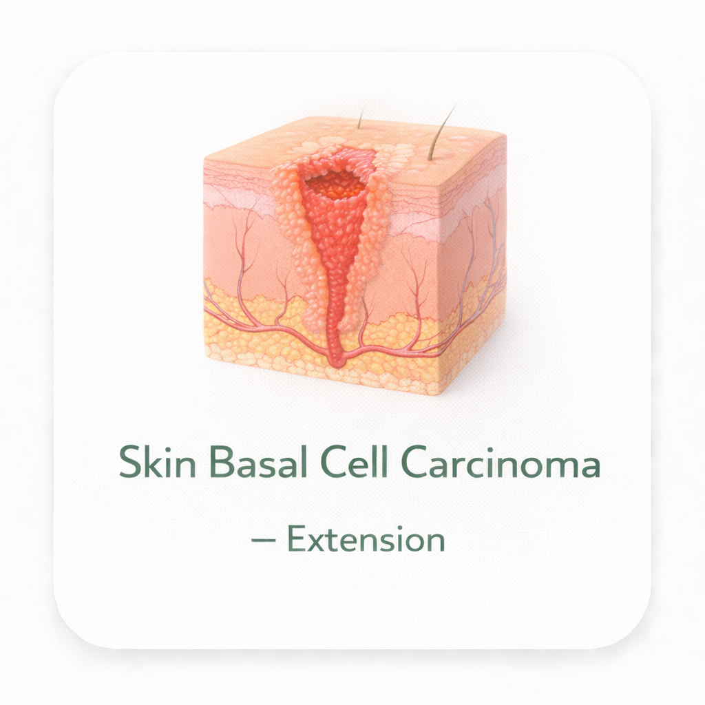 Skin Basal Cell Carcinoma – Extension