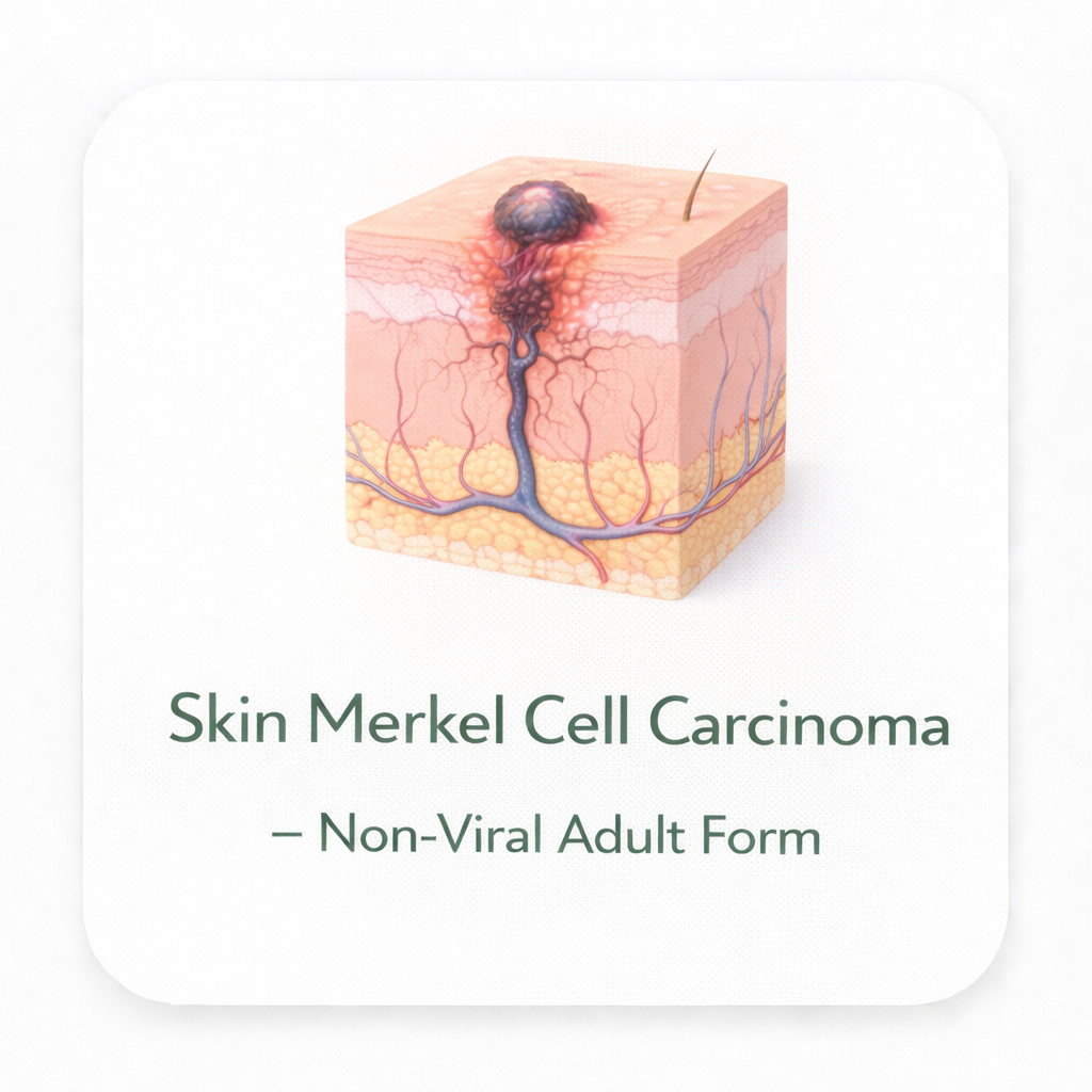 Skin Merkel Cell Carcinoma – Non-Viral Adult Form